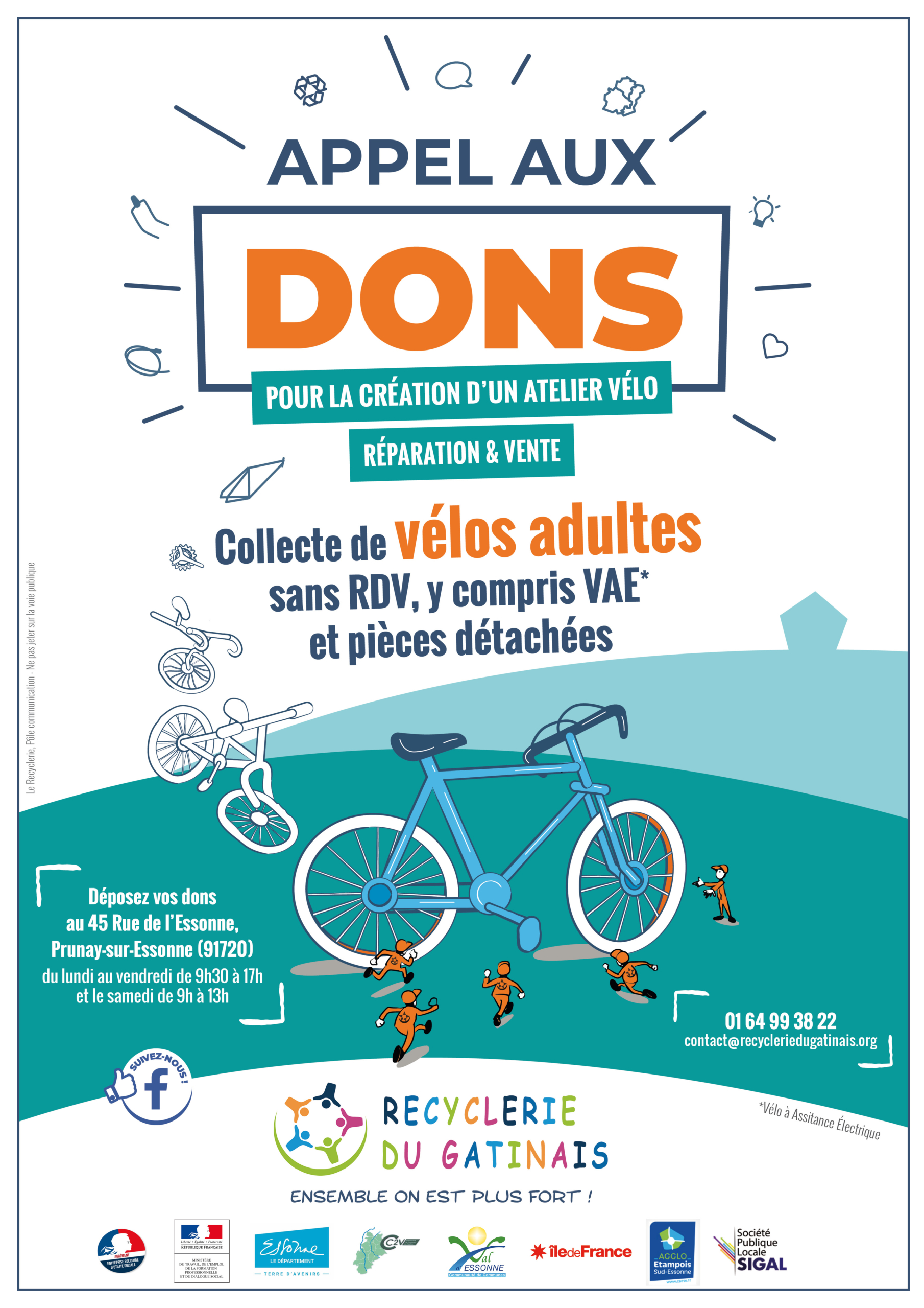 affiche don vélo